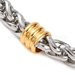 Weizenkettenarmbänder aus 304 Edelstahl für Damen&nbsp;BJEW-G711-13GP