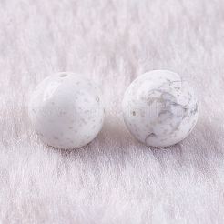 Perle di Howlite naturale&nbsp;G-K275-30-10mm