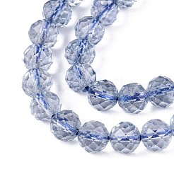 Brins de perles de verre k9&nbsp;GLAA-N014-6mm-04