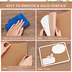 Selbstklebende Korkplatten&nbsp;DIY-WH0430-454A