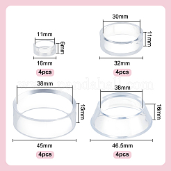 16 Stück 4 Arten von Polystyrol-Mini-Ball-Display-Basen&nbsp;ODIS-AR0001-07