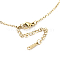Colliers à chaîne torsadée en acier inoxydable 304&nbsp;NJEW-H044-08G