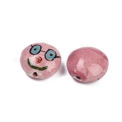 Perles en porcelaine manuelles&nbsp;PORC-I029-08D