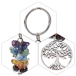 Natürlicher Edelstein Keychain&nbsp;KEYC-JKC00163-02