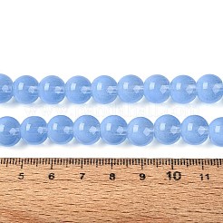 Colliers de perles en verre transparent imitant les yeux de chat&nbsp;GLAA-Q110-01C-05