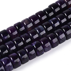 Teñidos naturales blancas abalorios de jade hebras&nbsp;G-T143-17A