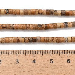 Natürliches Bild Jaspis Perlen Stränge&nbsp;G-P608-A12-01