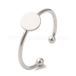 Gestellbeschichtung Messing offene Manschettenpolster Ringfassungen&nbsp;KK-F873-39P