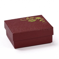 Papier mit schwammmatten Halskettenboxen&nbsp;OBOX-G015-01A