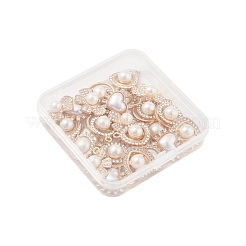 25 Stück 5 Stile Legierung Strass Charms&nbsp;FIND-FS0003-53