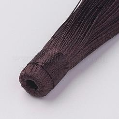 Nylon Quasten großen Anhänger Dekorationen&nbsp;HJEW-G010-B12