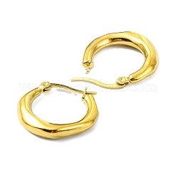Orecchini a cerchio in acciaio inossidabile 304&nbsp;EJEW-K271-02D-G