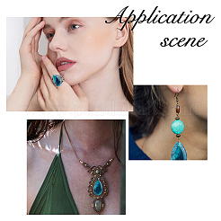 10 Stück natürliche Achat-Cabochons&nbsp;G-FH0002-65A