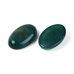 Natürlicher grüner Onyx-Achat (gefärbt und erhitzt) Cabochons&nbsp;G-N361-05B-03
