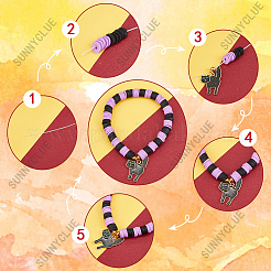Set zum Basteln von Halloween-Armbändern&nbsp;DIY-SC0021-94