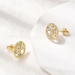 Ring mit Lebensbaum-Motiv&nbsp;EJEW-G460-02G