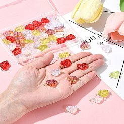 50 Stück Glas-Verbindungsanhänger&nbsp;PALLOY-FZ00019