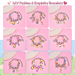 DIY-Kits zur Herstellung europäischer Armbänder&nbsp;DIY-YWC0006-03A