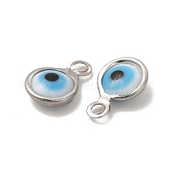 304 Edelstahl mit Glasemaille-Anhängern&nbsp;STAS-G305-10P