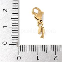 Decorazioni pendenti in acciaio inox 304 a forma di delfino&nbsp;STAS-G352-32G