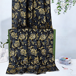 Tissu en coton à motif dragon&nbsp;DIY-WH0579-96D