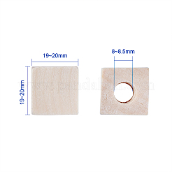 Unfertige Holzperlen&nbsp;WOOD-TA0001-05-LF