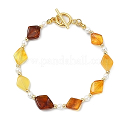 Pulseras de ámbar para mujer&nbsp;BJEW-JB13695