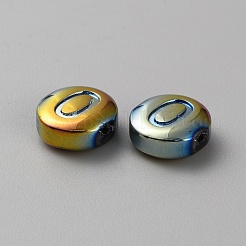 Perle di vetro elettrodeposte&nbsp;GLAA-WH0038-29O