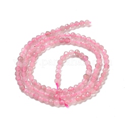 Madagascar naturel rose perles de quartz brins&nbsp;G-B088-C09-03