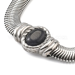 Bracelets en acier inoxydable 304&nbsp;BJEW-R003-05P-01