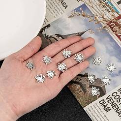 Pendentifs de moutons en alliage de zinc de style tibétain&nbsp;LS-PALLOY-F009-03