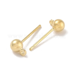Accessoires pour boucles d'oreilles à clous en laiton&nbsp;KK-H503-29G-03