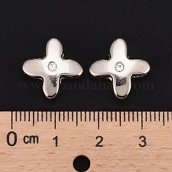 Perles coulissantes de lettre pour la fabrication de bracelet de montre&nbsp;X-ALRI-O012-X-NR