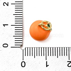 Charms smalto ottone&nbsp;X-KK-P303-06B-G
