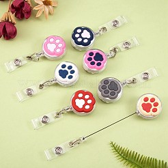 8 pz 8 colori pvc zampa bobina badge&nbsp;AJEW-SZ0001-56