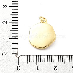 Ozean-Motiv Messing Emaille Anhänger&nbsp;X-KK-Q029-01B-G