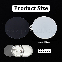 Pellicola protettiva trasparente in pvc per badge per la protezione dell'artigianato&nbsp;FIND-WH0366-121B