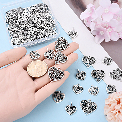 100 pièces 5 styles pendentifs en alliage de style tibétain&nbsp;TIBE-YW0001-79