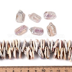 Natürliche Barock Keshi Perlen Stränge&nbsp;PEAR-S022-06A