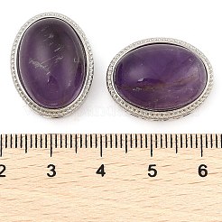Natürliche amethyst mehrdrähtige links&nbsp;KK-M304-02P-04