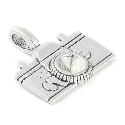 Tibetischer stil Aluminium Anhänger & Charms&nbsp;TIBEB-A8551-AS-FF