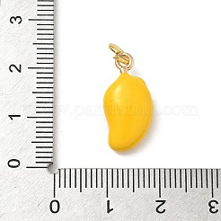 Ciondoli smaltato in ottone&nbsp;KK-H523-01H-G