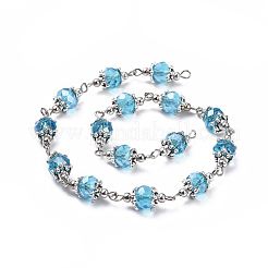 Catenine vetro fatti a mano&nbsp;AJEW-JB00498-03