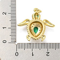 Pendentifs en laiton de placage de rack avec zircone cubique&nbsp;X-KK-M258-09G