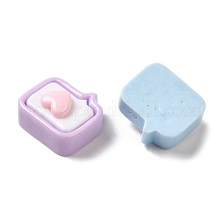 Cabochons en résine opaque&nbsp;RESI-B017-01D