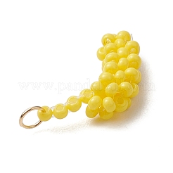 Bananenanhänger aus Glasperlen&nbsp;PALLOY-MZ00464