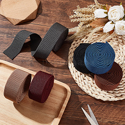 Bande élastique large épaisse en polyester 15 couleurs de 6 m&nbsp;DIY-PH0017-30B