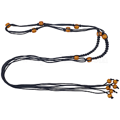 1 cintura intrecciata in corda cerata in stile etnico&nbsp;AJEW-CP0010-70B