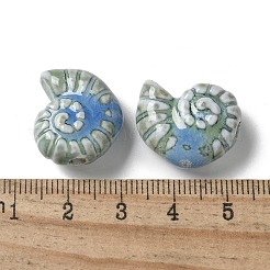 Perles en porcelaine manuelles&nbsp;PORC-L080-F07