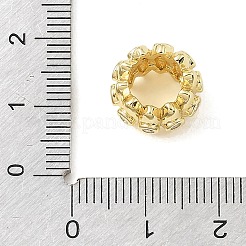 Perline zirconi micro pave  in ottone&nbsp;CU-CBA389D-01G-05